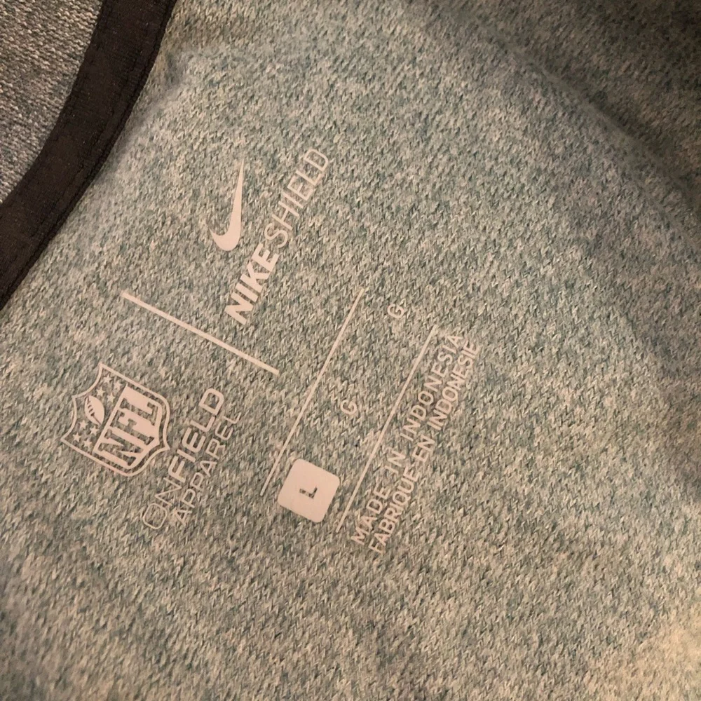 NFL Teal and Gray Philadelphia Eagles Windbreaker Jacket - Picture 2 of 2